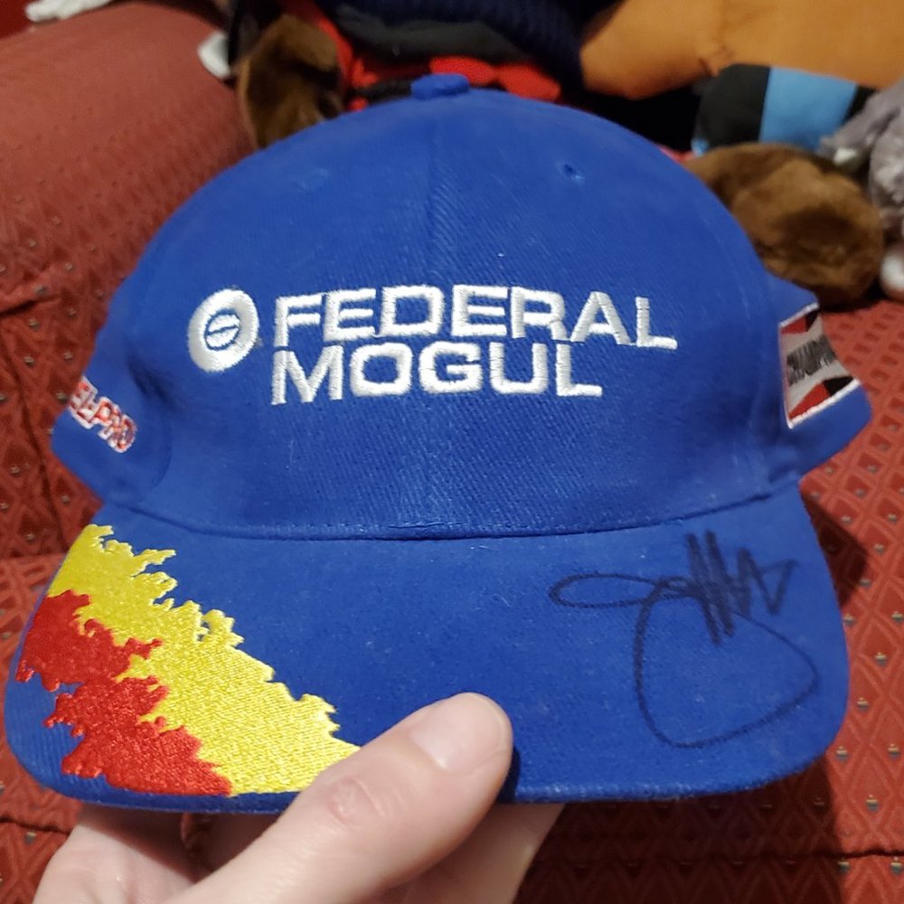 AUTOGRAPHED Vintage Racing Hat.
